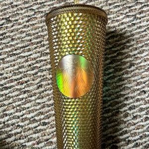Gold Studded Starbucks Disney Cups